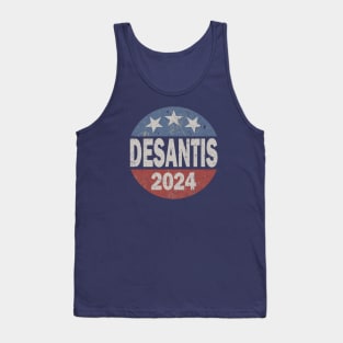 Vintage & Distressed DeSantis For President In 2024 Tank Top